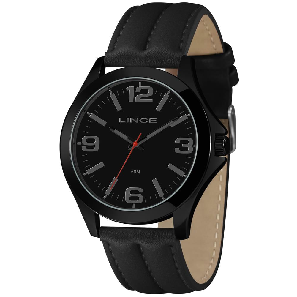 Relógio Lince Masculino Ref:Mrc4756l48 P2px Casual Black