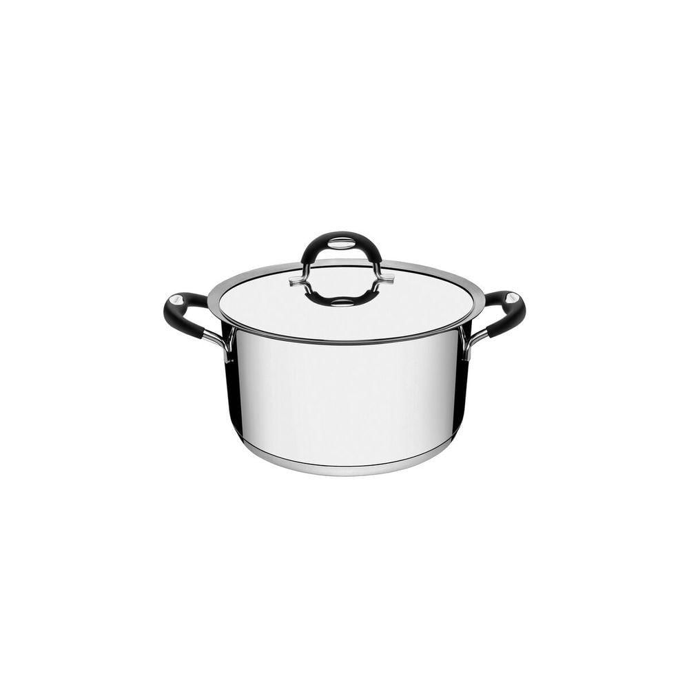 Caçarola Tramontina Duo Aço Inox Com Tampa 16 Cm 1,8 L