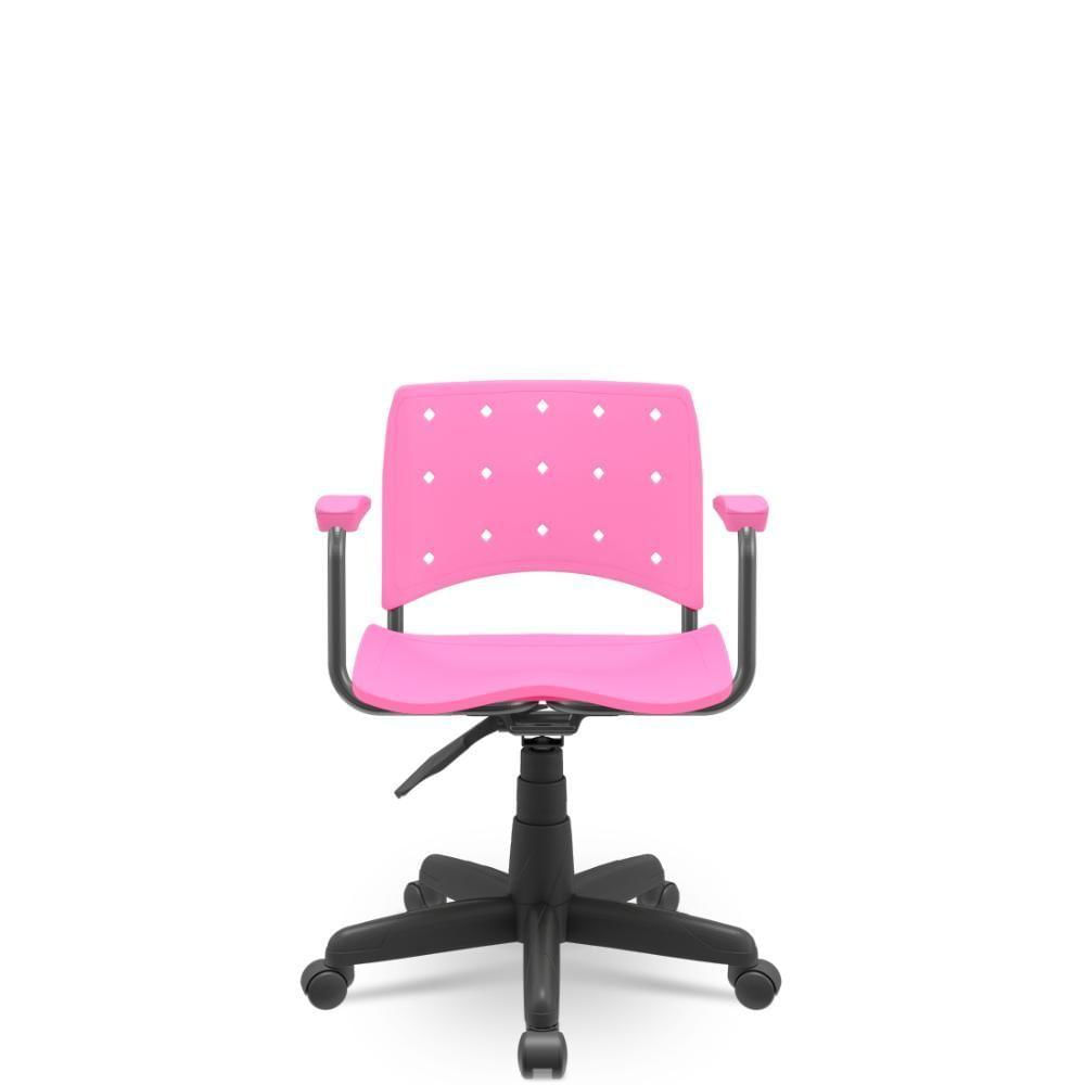 Cadeira Ergoplax Secretária Rosa - Conforto no Trabalho