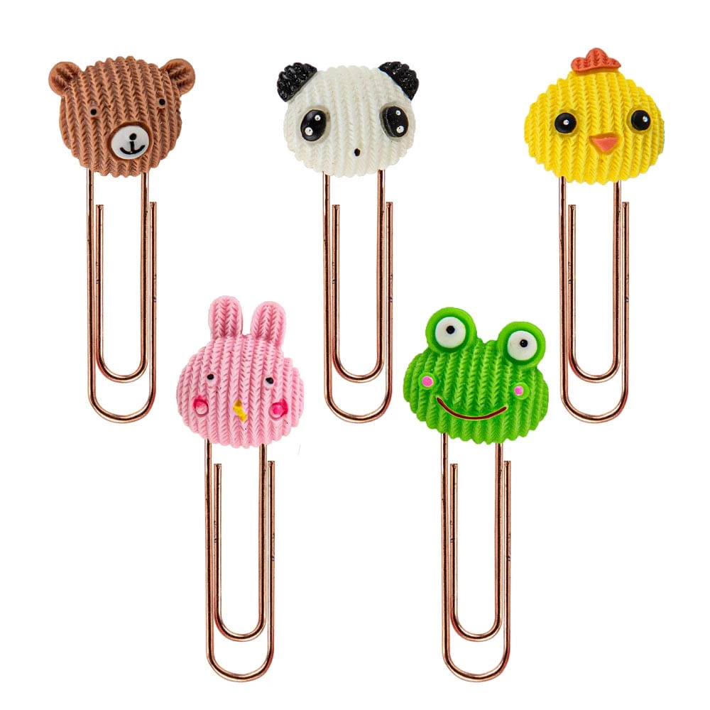 Clip Le Stylo Botânica Animais Colors 50mm com 05 Unidades