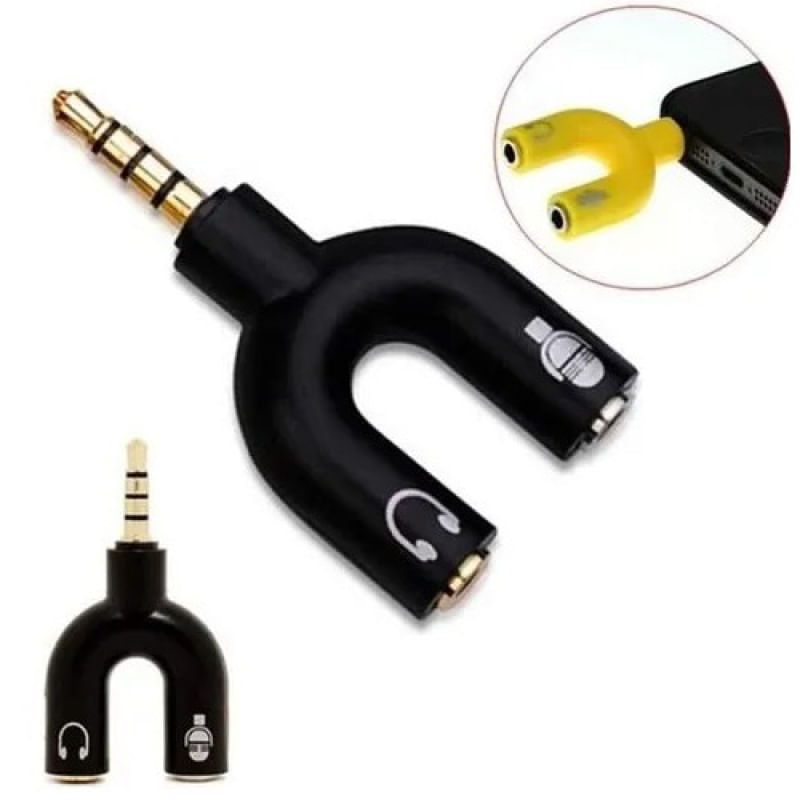 (Y) ADAPTADOR P2 X P3 HEADSET FONE MICROFONE E CONSOLE XC-ADP-12