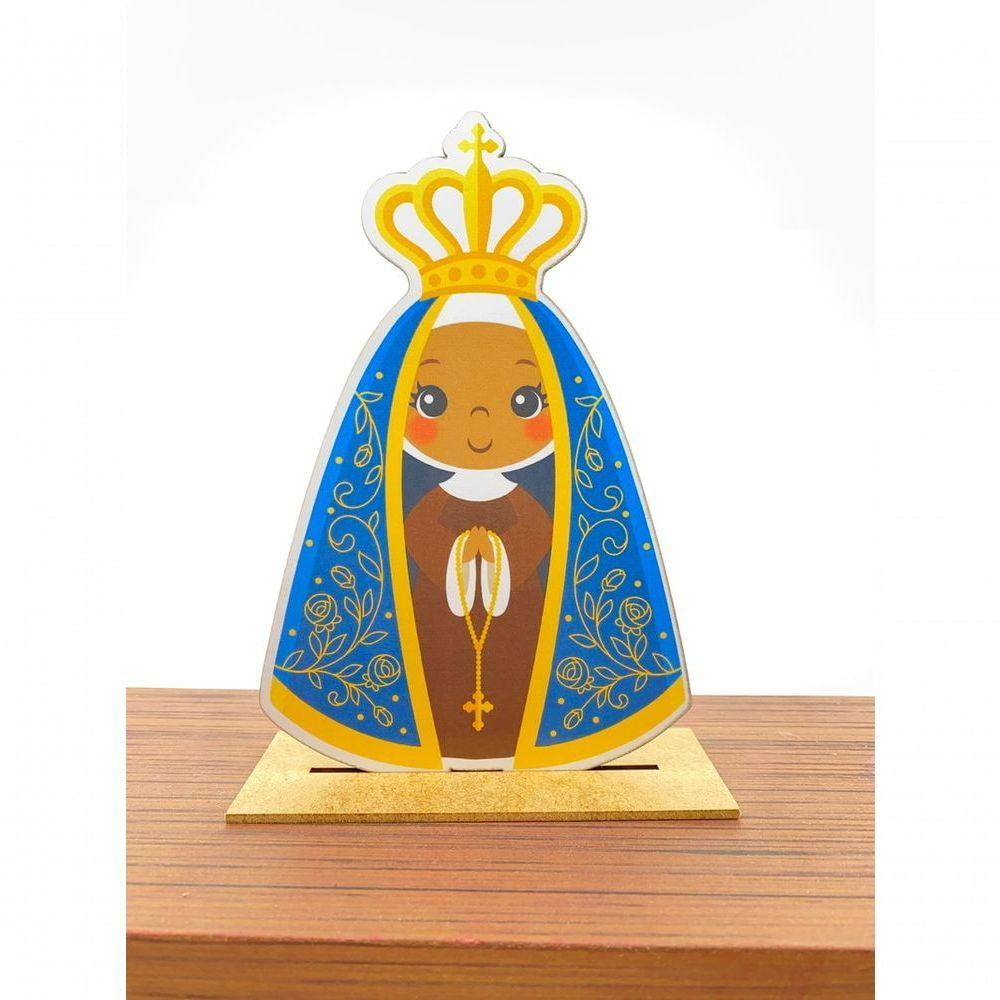 Kit Display De Mesa 6 Peças Para Festa N.s. Aparecida Mdf