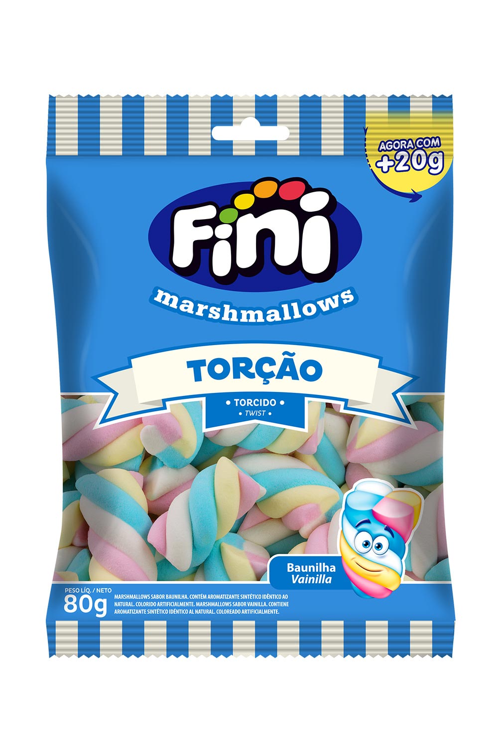 Marshmallow Torção Fini 80g