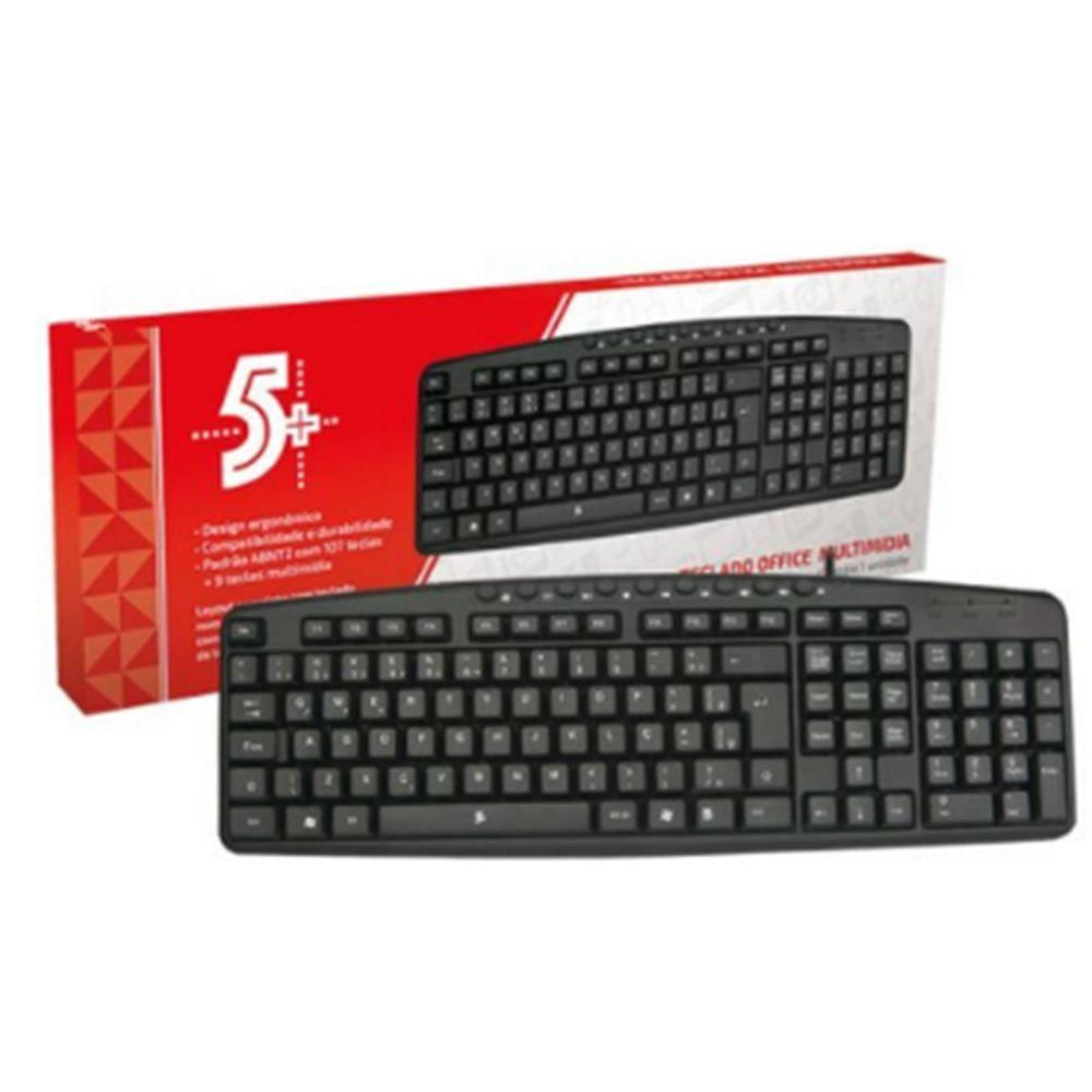 Teclado Com Fio Botao Multimidia Para Notebook