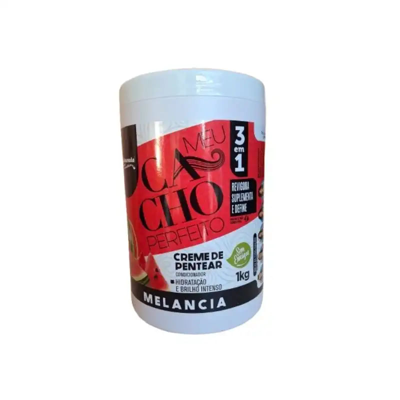 Creme de Pentear Cachos Perfeito Melancia Gota Dourada 1KG