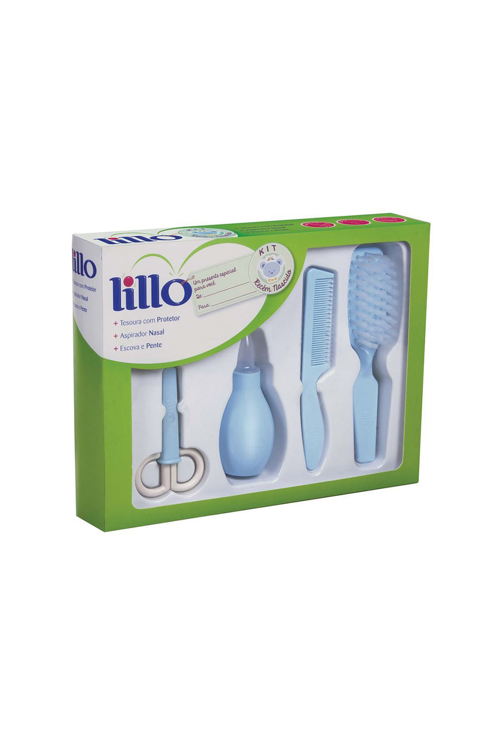 Kit Recém-Nascido Higiênico Lillo Azul