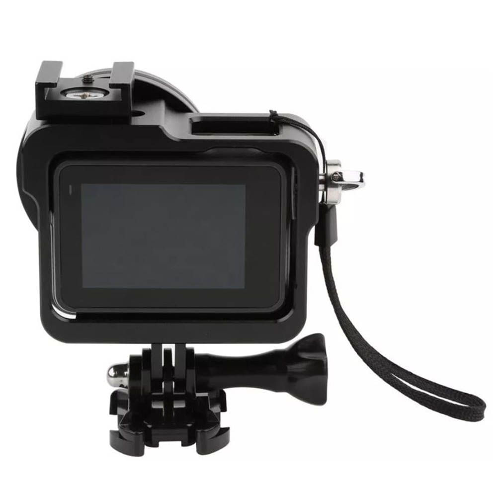 Frame Case Proteção Alumínio + Lente Uv Gopro Hero 6 Black