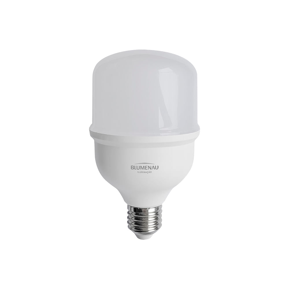 Lâmpada Led Blumenau Pro T-shape T80 40w E27 Bivolt 6500k Luz Branca