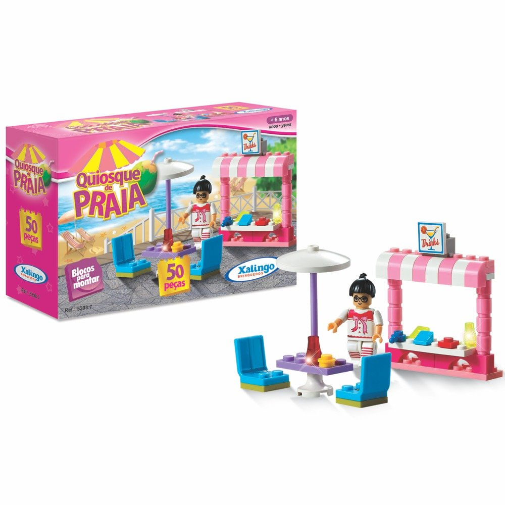 Playset Quiosque de Praia 50 peças - 5298 - Xalingo