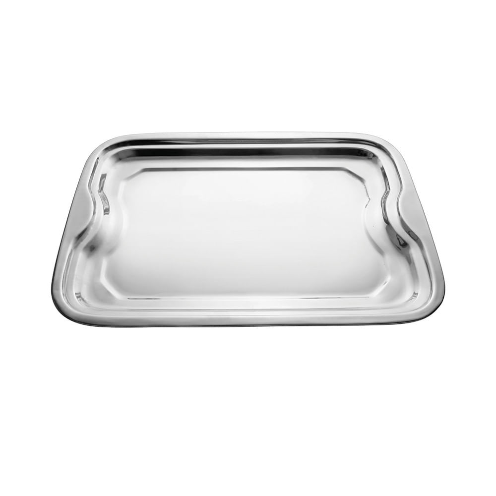 Bandeja Retangular Le Chef em Inox 38cm - 1 Peça