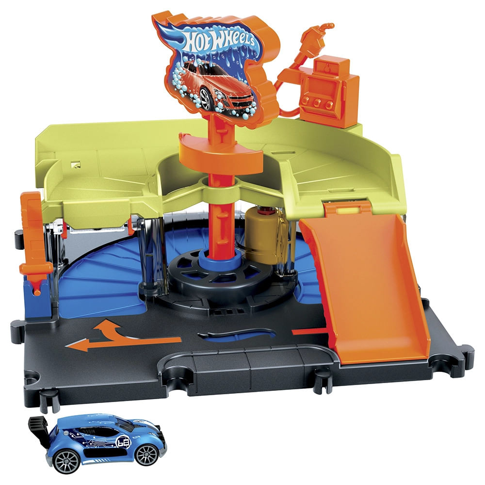 Pista Hot Wheels Lava-Rápido da Cidade - Le biscuit