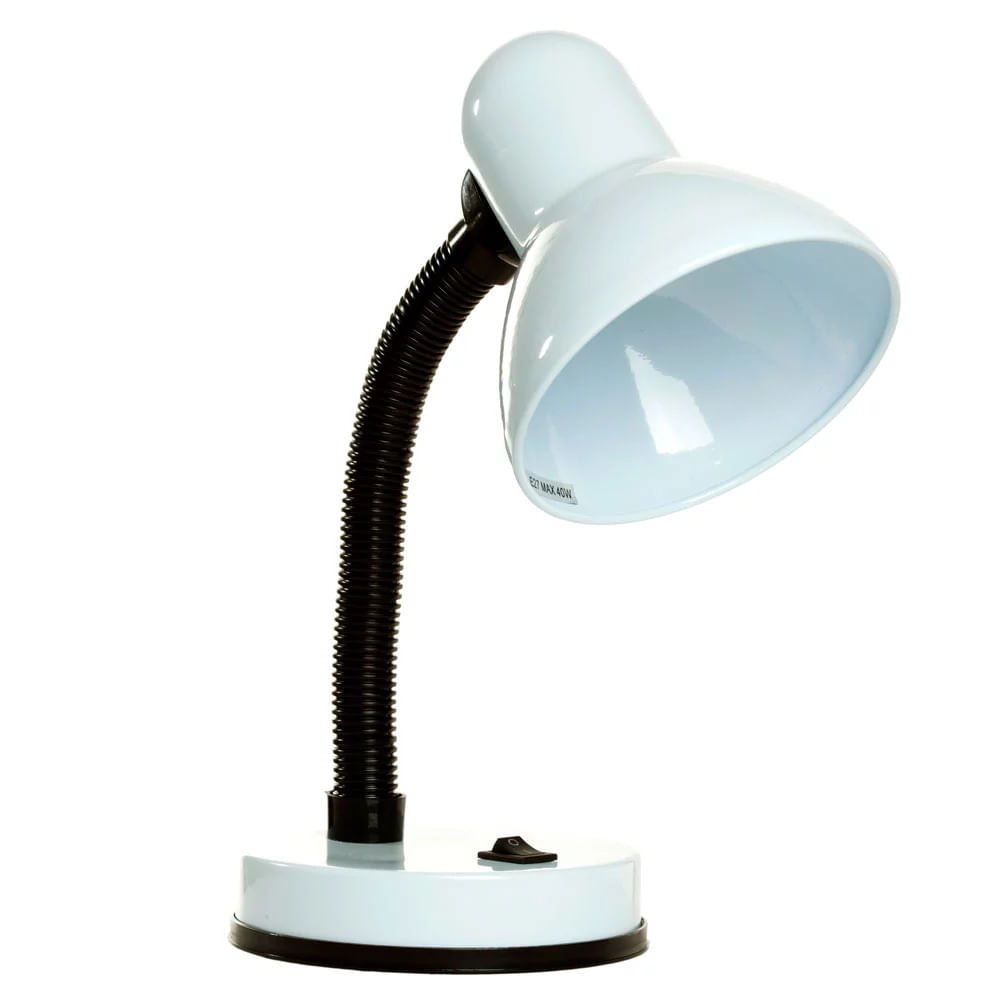 Luminária de Mesa Kian Lumi Flex Branca E27 - 40W