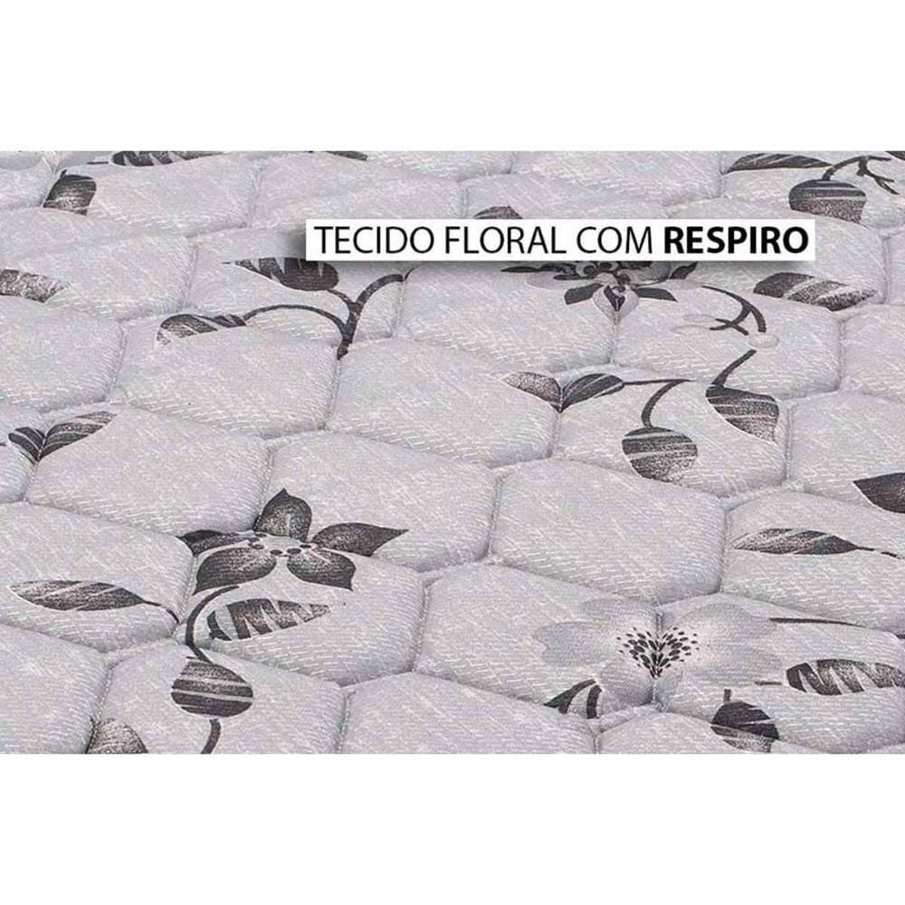 Cama Box Baú Solteiro: Colchão Ortopédico Herval D28 - Ag65 Ortopedic Black + Base Crc Courano White (88x188)