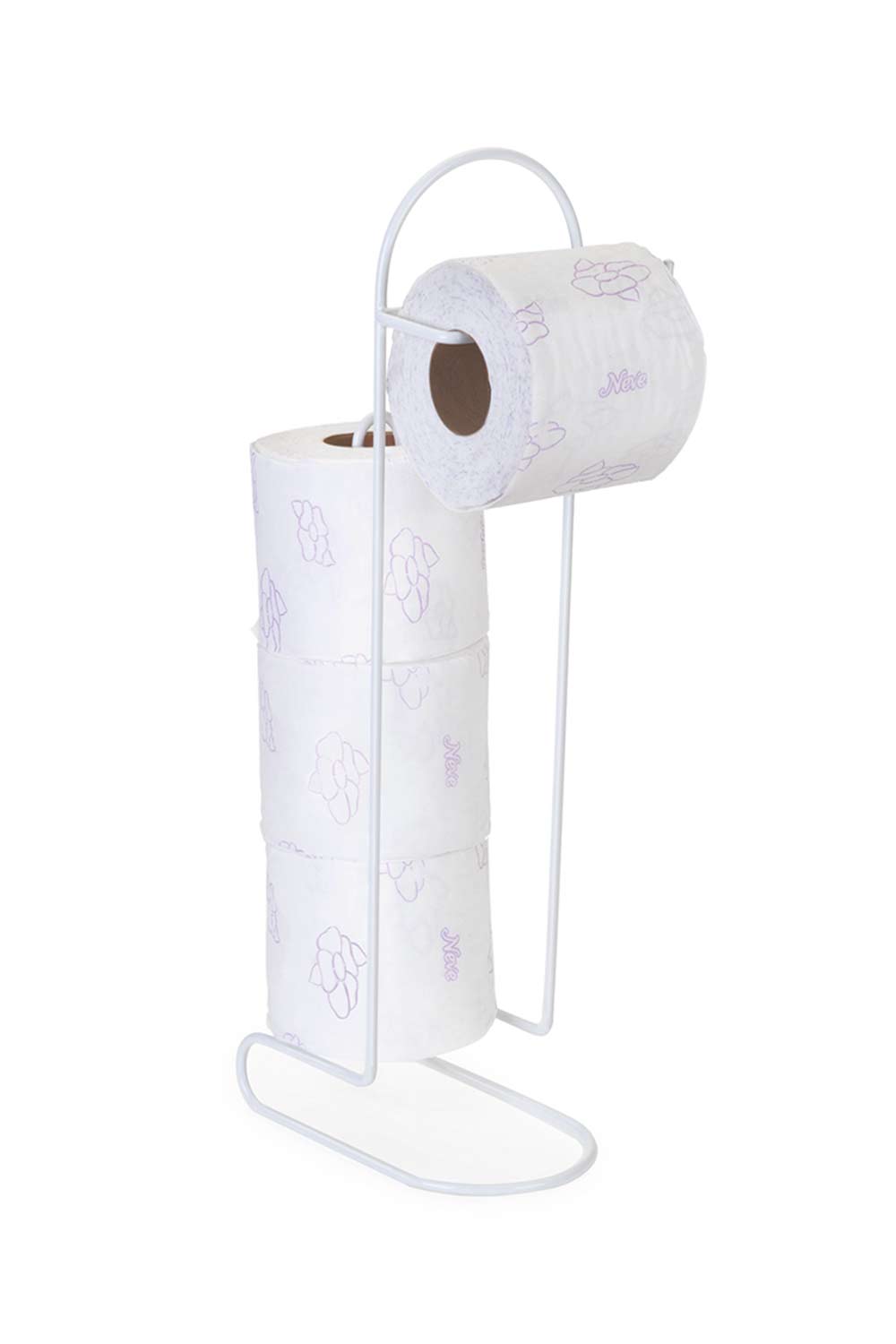 Suporte para Papel Higiênico Arthi de Chão 4 Rolos Branco