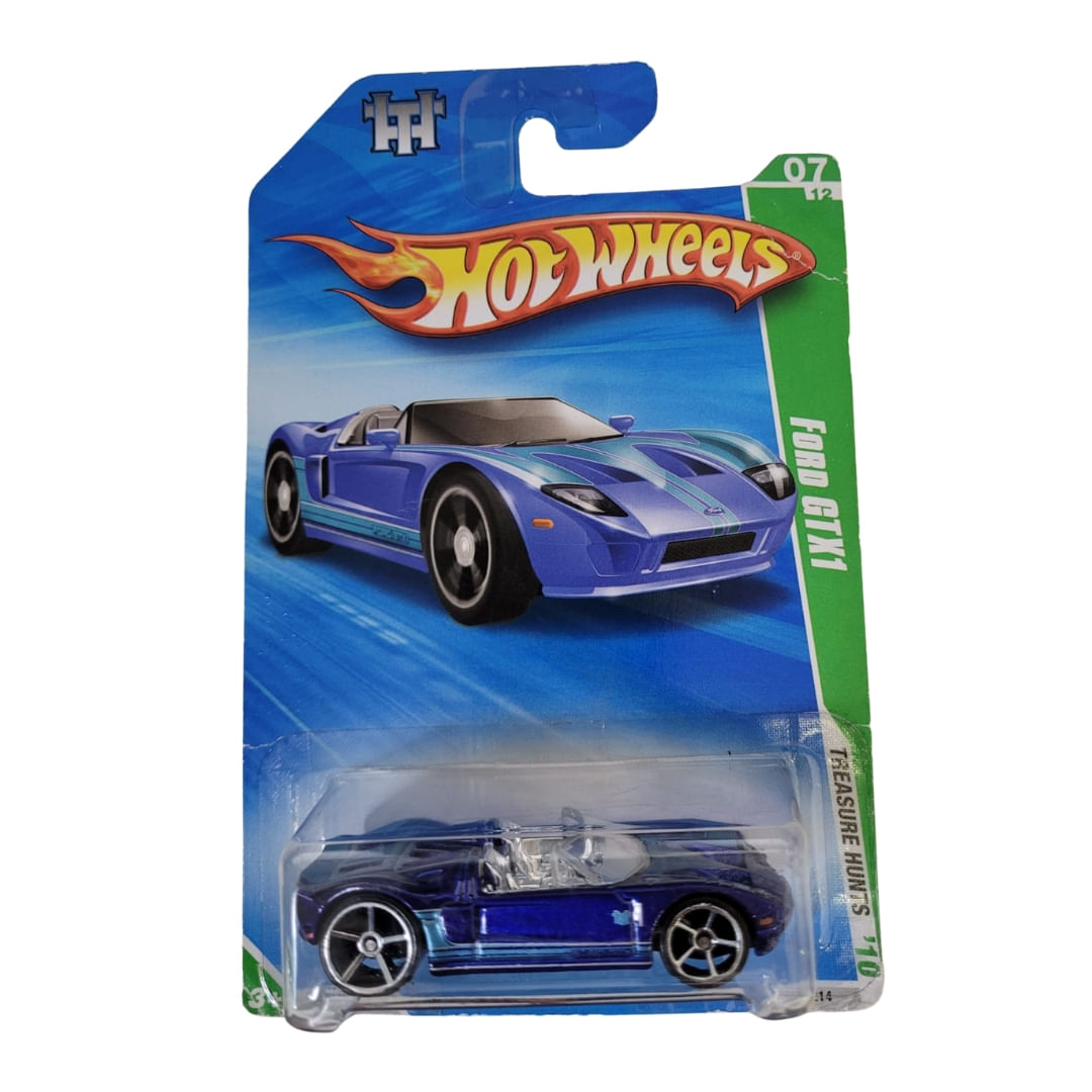 Carrinho Hot Wheels Treasure Hunts Ford GTX1 1:64 - Mattel