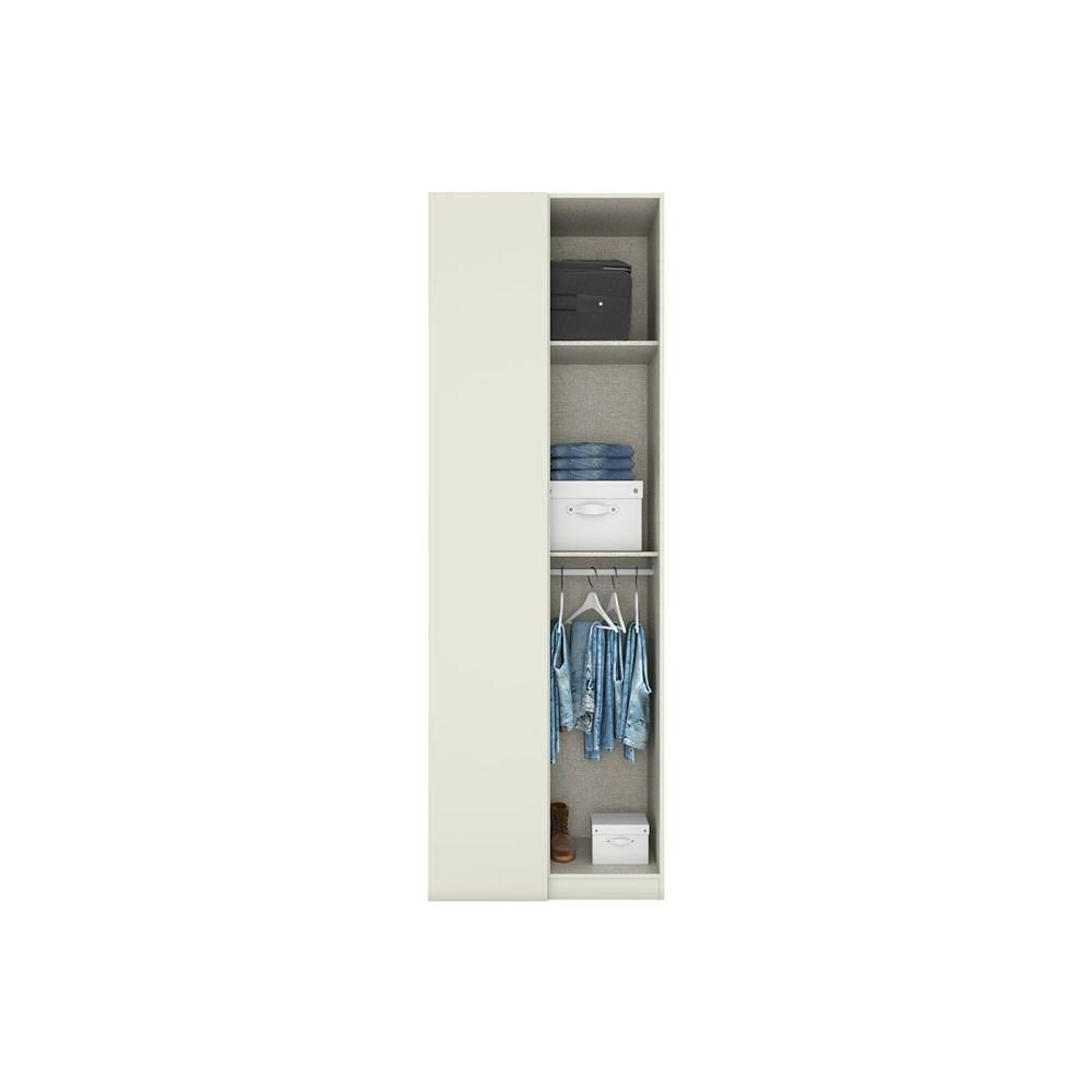 Guarda Roupa Modulado Canto Reto C- 1 Porta Mc14 Seletto Areia - Henn