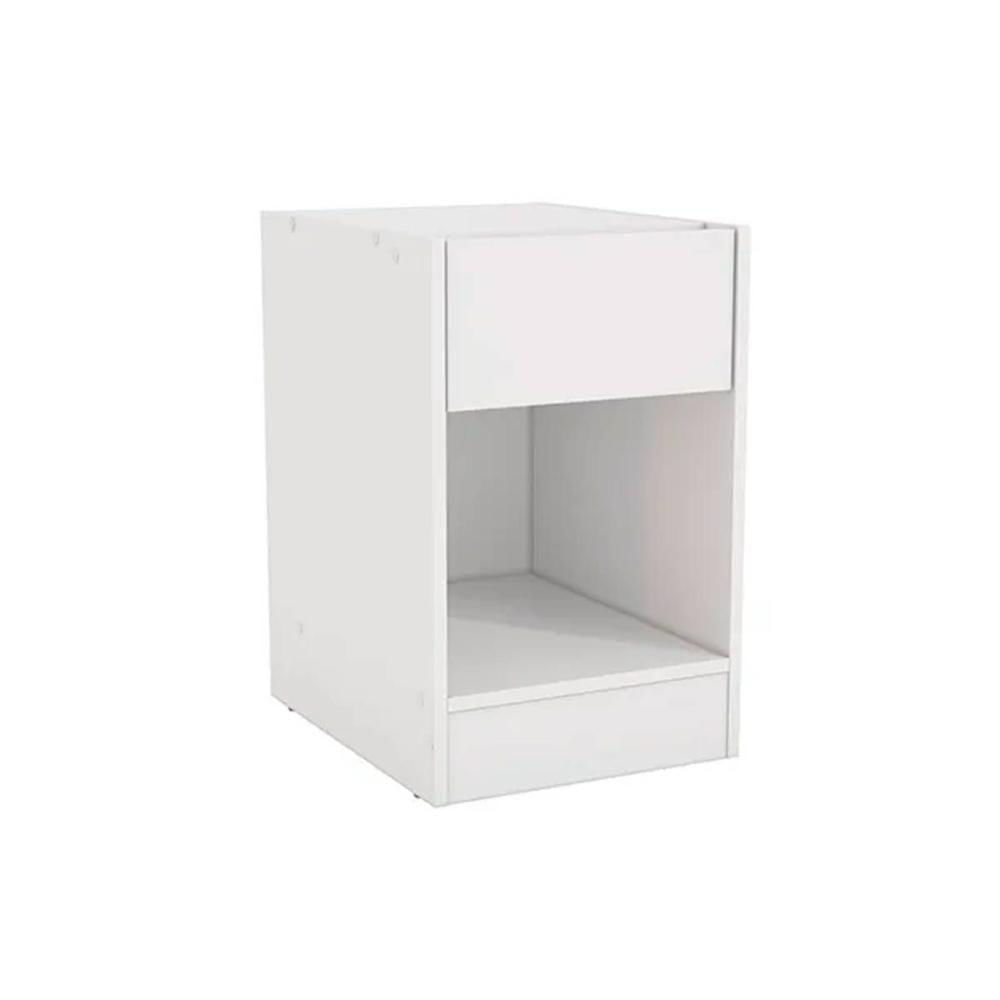 Módulo De Quarto Casal N529 C- 1 Gaveta Adapt Branco - Kappesberg