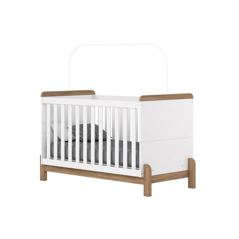 Berço - Mini Cama Infantil Ternura 3 Em 1 Branco-jequitiba - Henn