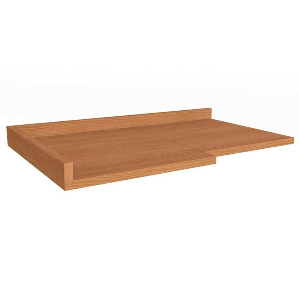 Tampo De Cozinha Modulado Para Balcão Canto Reto E611 98cm Canela