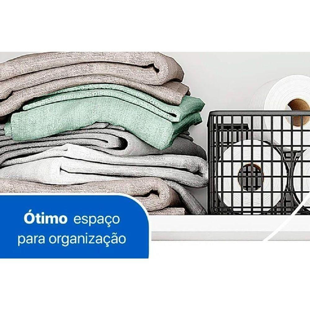 Armário Multiuso Casal Duo Duplo Organizador C- 1 Porta Branco - Telasul