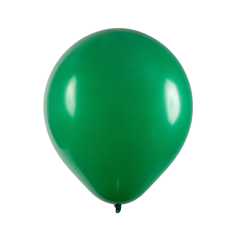 Balão Art Latex Redondo Nº9 com 50 Unidades Verde