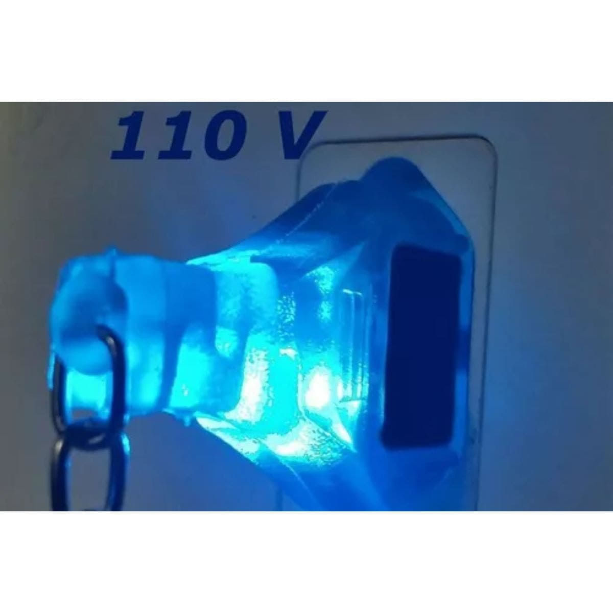 Chaveiro Identificador de Voltagem - 110V e 220V Teste Fácil Transparente