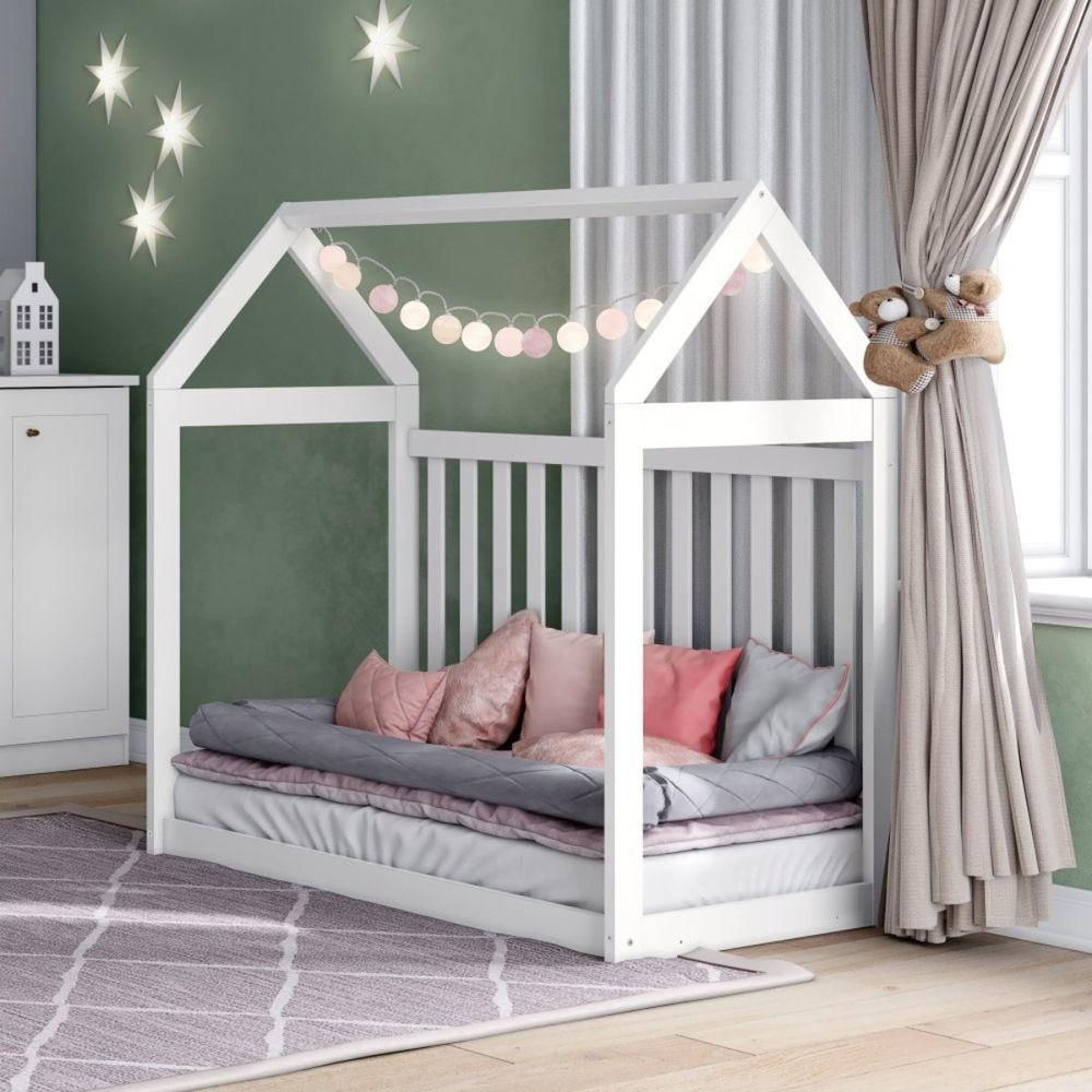 Berço Mini Cama Montessoriano 2 Em 1 Americano Branco Hp