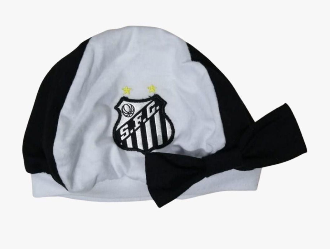 Gorro Santos Bebê com Lacinho Feminino