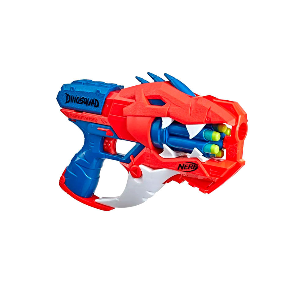 Nerf Pistola Lança 6 Dardos Arminha Brinquedo Raptor Slash