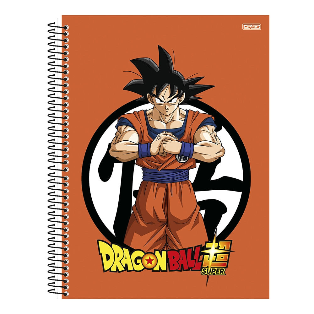 Caderno São Domingos Universitário Dragon Ball 80Fl - Destro