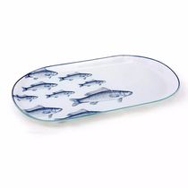 Travessa Decorglass Cardume em Vidro Média - 1 Peça
