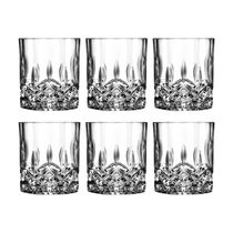 Jogo de Copos Biona Oxford On The Rocks em Cristal 6 Peças 300ml