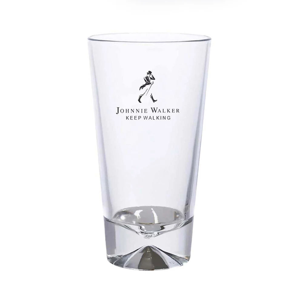 Copo Long Drink Diageo Johnnie Walker de Vidro Transparente 450ml