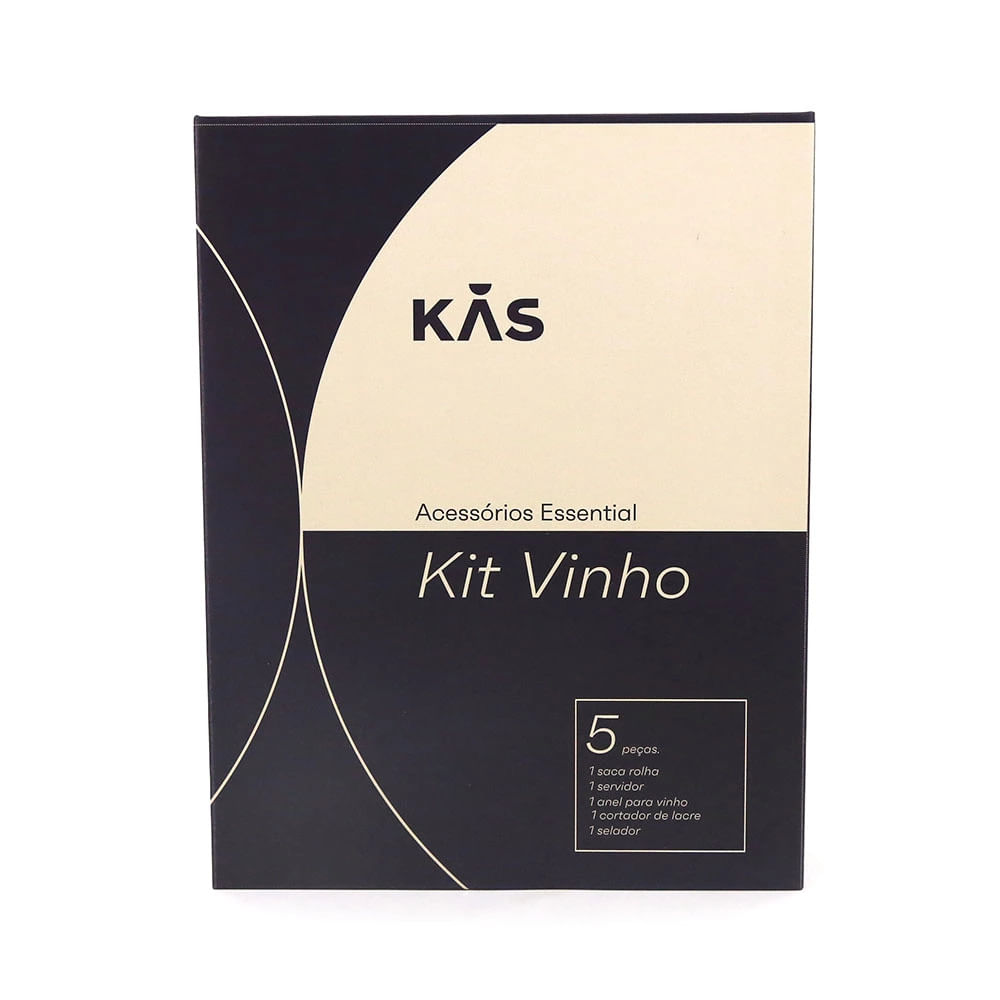 Kit Vinho Kas Bordeaux 5 Peças