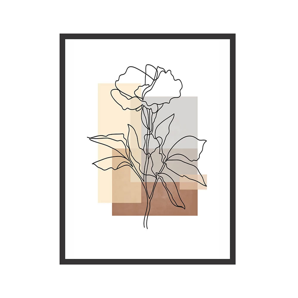 Quadro Kapos Floral Linha I 32x42cm