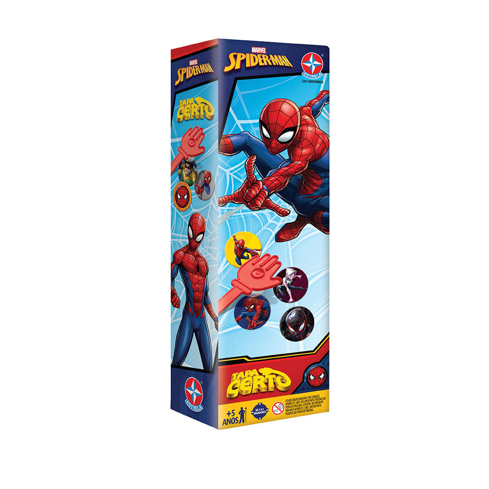Jogo Tapa Certo Estrela Spider Man - Le biscuit