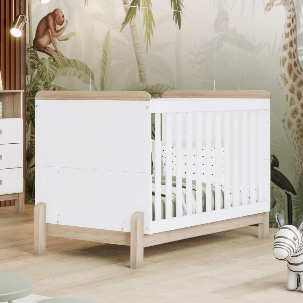 Berço Mini Cama 2 Em 1 Ternura Branco Jequitibá Hp