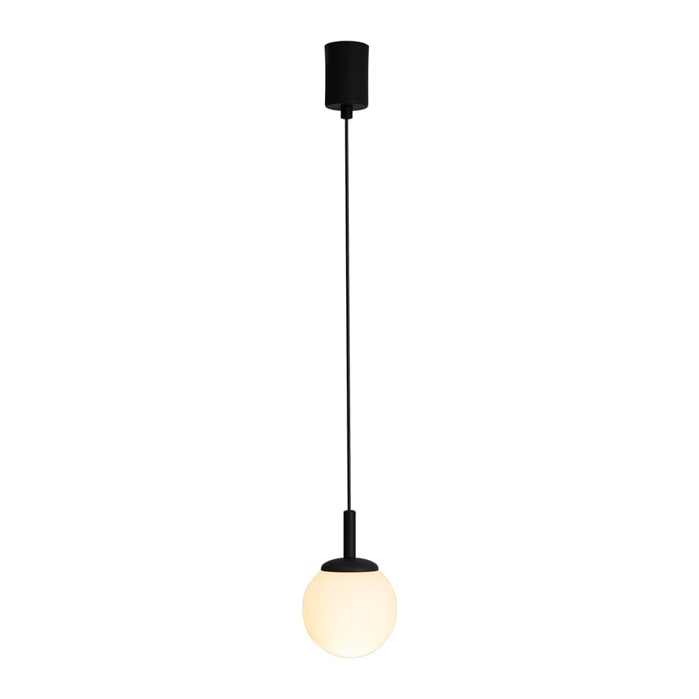 Lustre Pendente Blumenau Macadâmia G9 Bivolt Preto