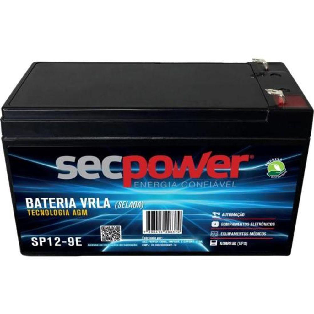 Bateria Selada 12v 9ah Sp12-9e Secpower