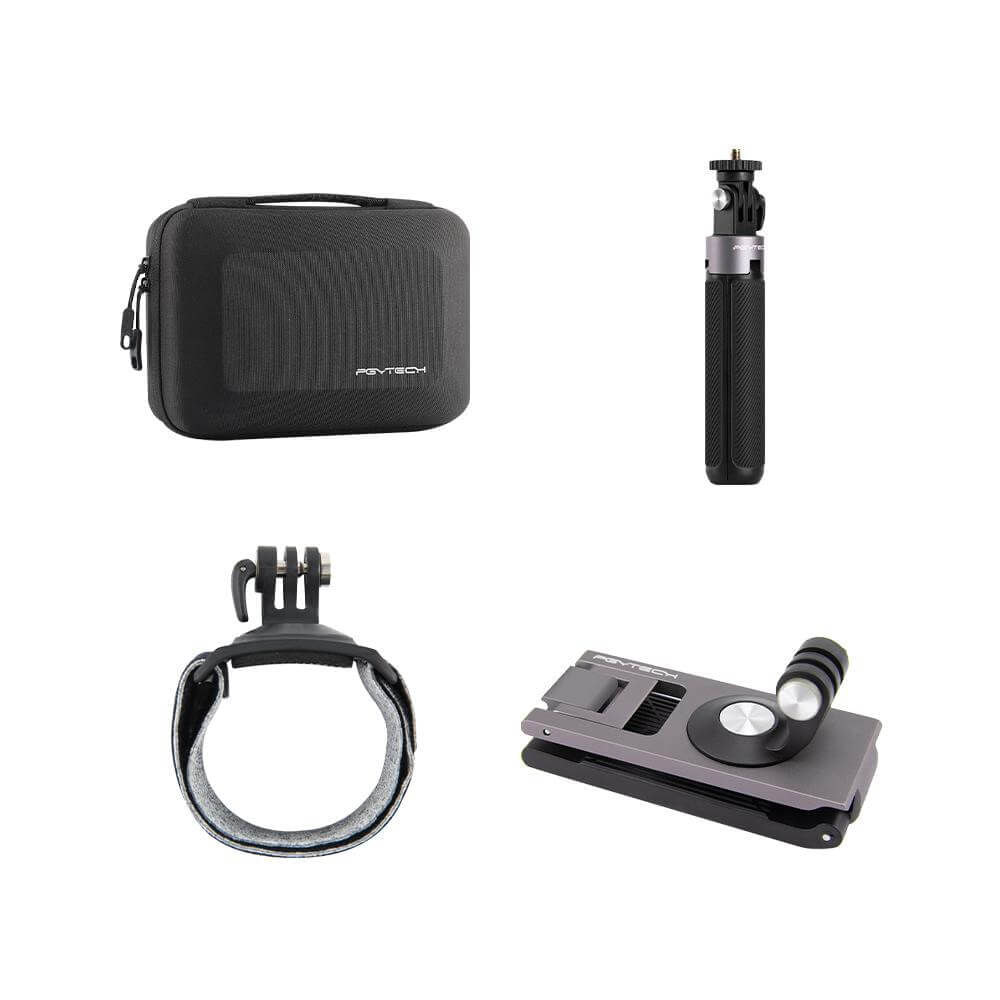 Kit de Acessórios para GoPro / Osmo Action / Osmo Pocket - Pgytech