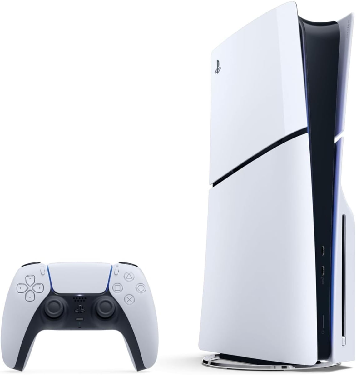 Console PlayStation 5 Slim, SSD 1TB, Edição Físico, Branco + 2 Jogos - Sony