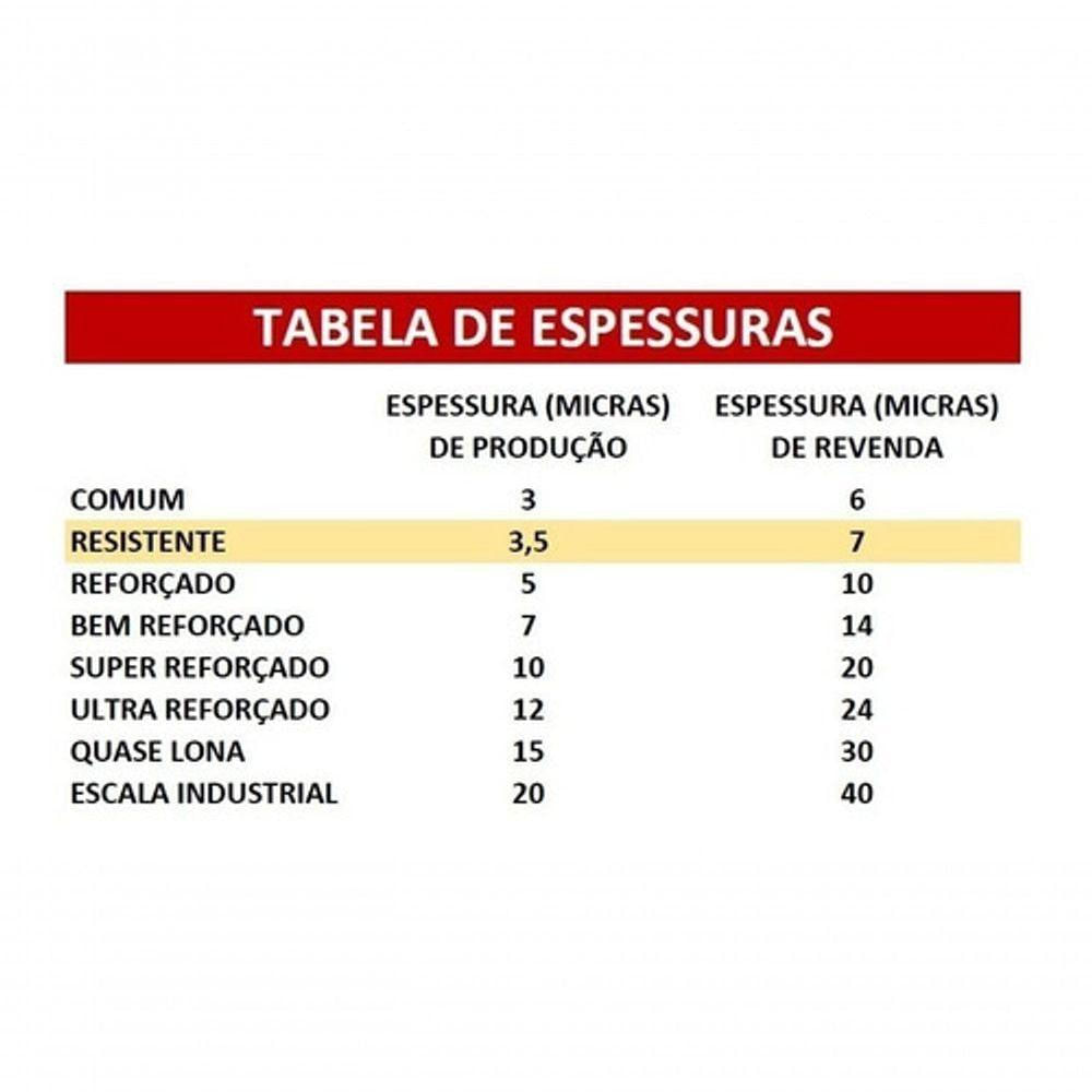 Saco De Lixo 60 Litros Resistente 100 Unidades