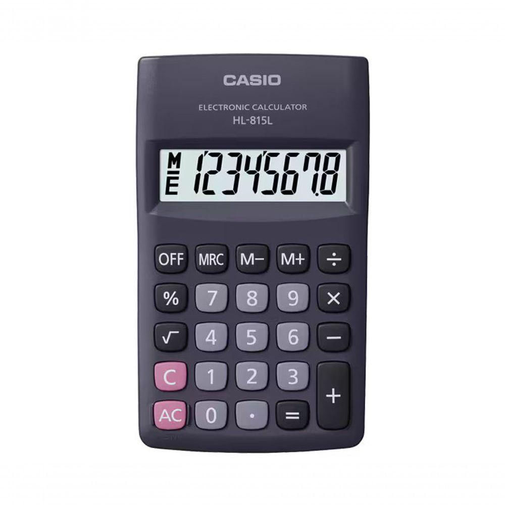 Calculadora De Bolso 8 Dígitos Preta - Hl-815l-bk