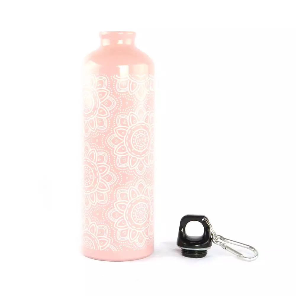 Garrafa Squeeze Le Mandala Alumínio com Mosquetão 750ml