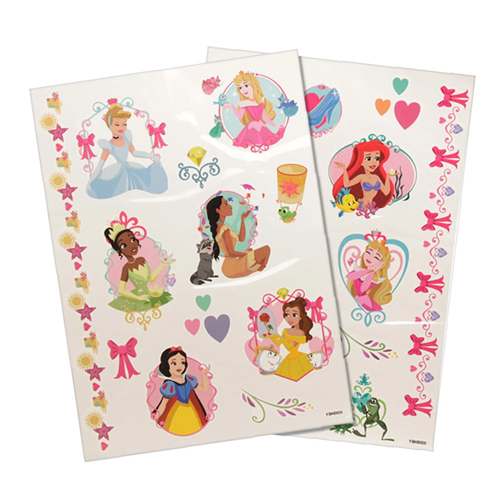 Tatuagem Infantil Etilux Princesas