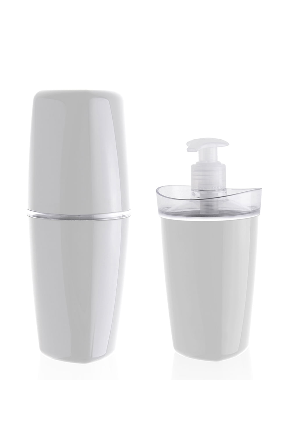 Conjunto para Banheiro Martiplast Tule Branco com 2 Peças