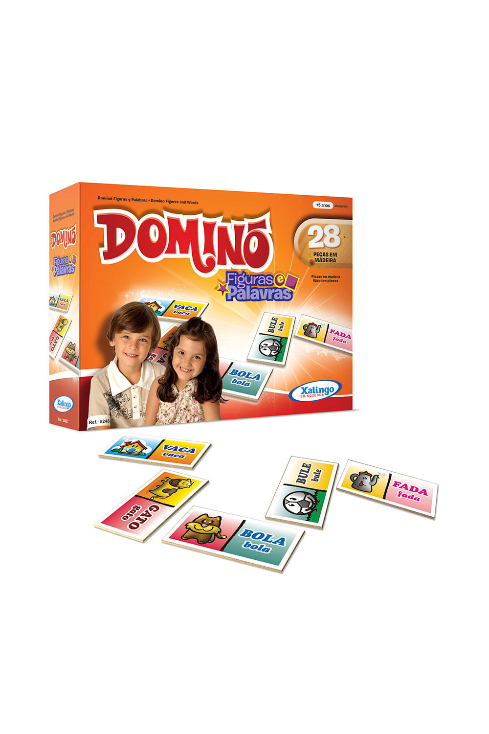 Jogo Domino Numeros E Cores 51852A - BF