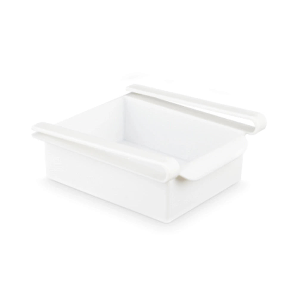 Organizador de Geladeira Plasvale Branco 15x16x6cm