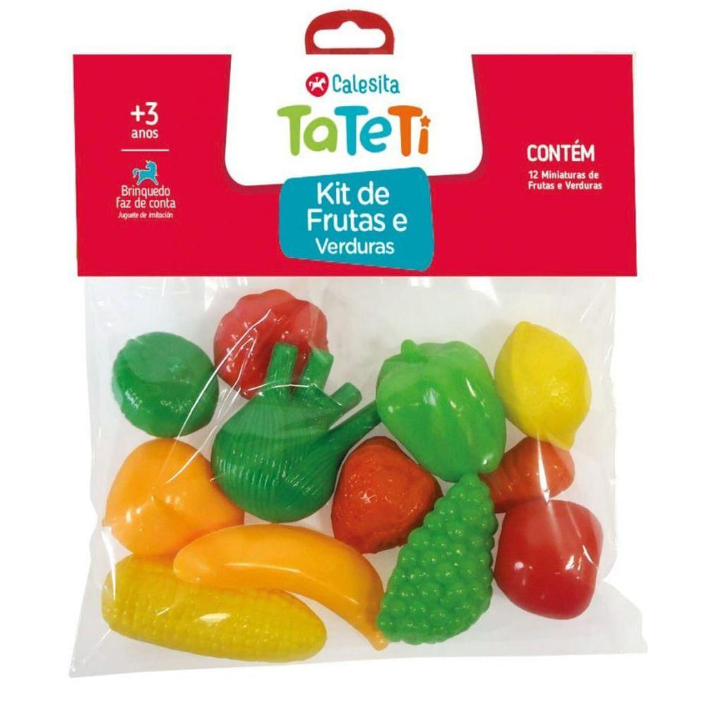 Kit De Frutas E Verduras Tateti Calesita - 10pçs