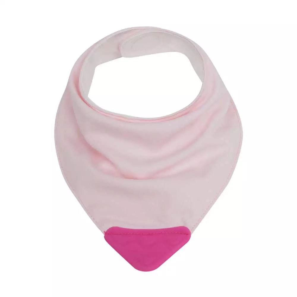 Bandana Baby com Mordedor Buba Rosa